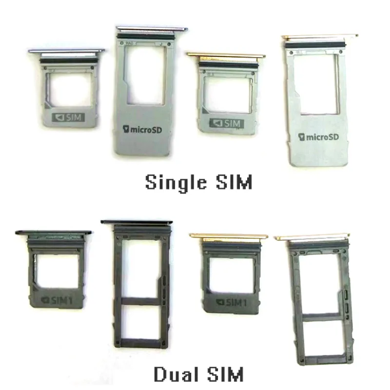 Для Samsung Galaxy A8 A530 Sim& лоток для карт SD Держатель для чтения Замена одна двойная Sim версия