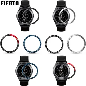 

FIFATA New Aluminum Ring Adhesive Replacement Bezel For Samsung Galaxy Gear S2 Classic / Samsung Gear S2 Sport Watch Matel Bezel