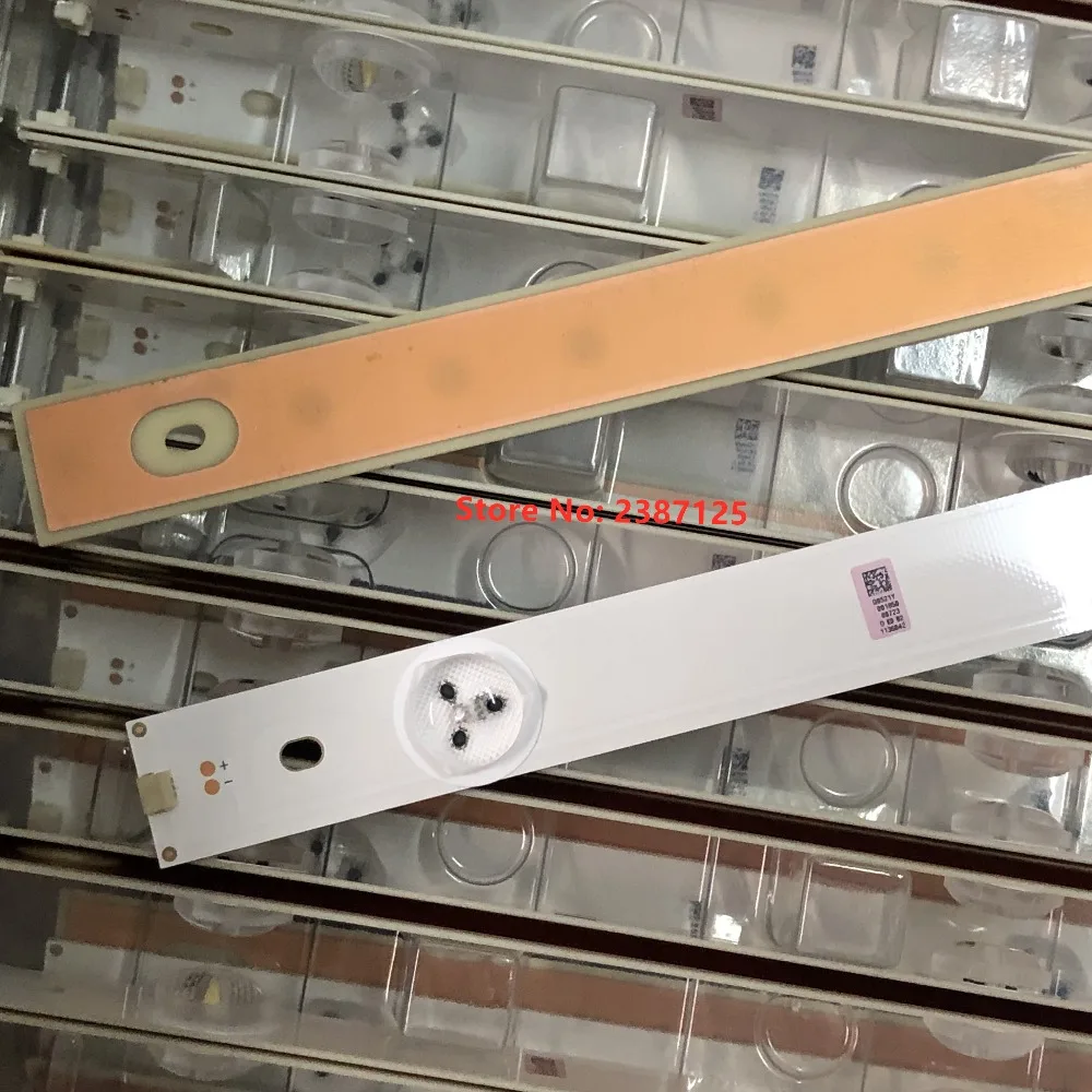 1 комплект = 11 шт. 493 мм светодиодный ная лента 5 s Для Hi sense 50 ''TV E257384 SVH500A24 LED Rev06