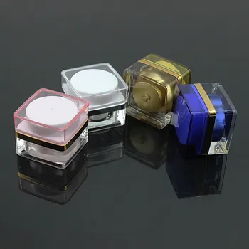 

5g X 30 PMMA empty Cream Jar, Cosmetic Container, Sample Jar,Display Case,Cosmetic Packaging ,5g Mini plastic bottle small tin