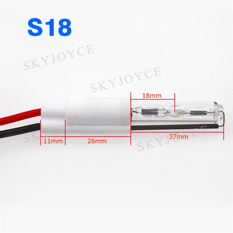 SKYJOYCE 35W 55W S10 S15 S18 S21 Ceramic Base HID Xenon Bulb For 2.2 2.5 2.8 3.0 Inches Q5 Bi Xenon Projector Lens 4300K 6000K