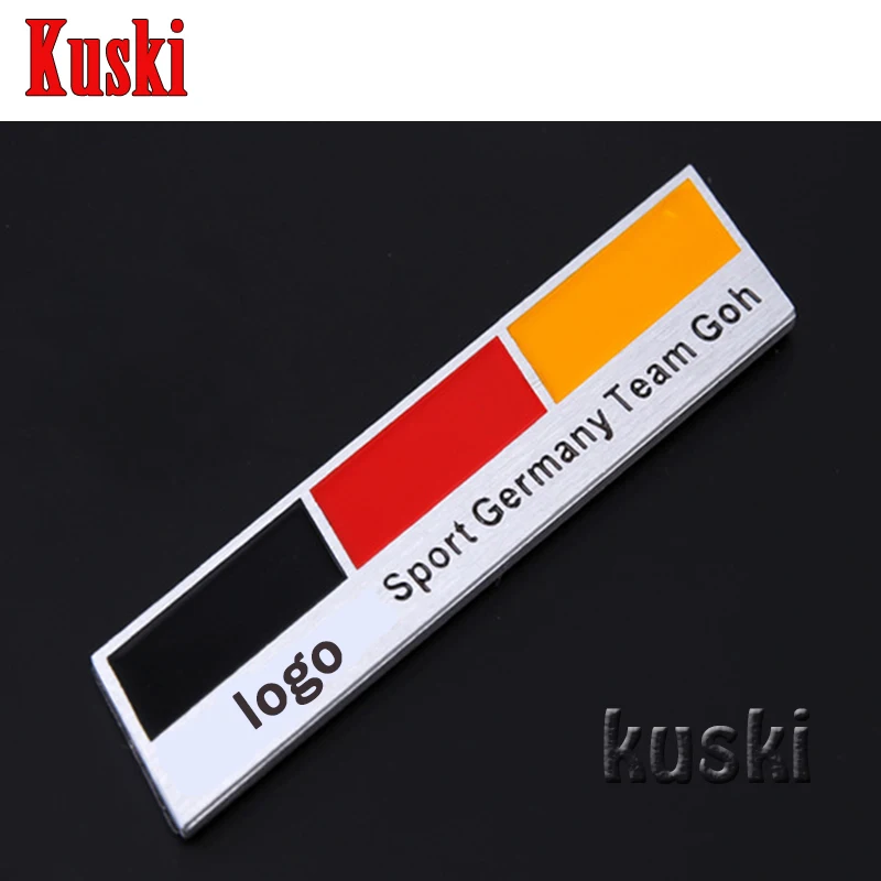 

1X Car Styling For Audi Germany Logo Sticker For Audi A3 A4 B6 B8 B7 B5 A6 C5 C6 Q5 A5 Q7 TT A1 S3 S4 S5 S6 S8 Accessories