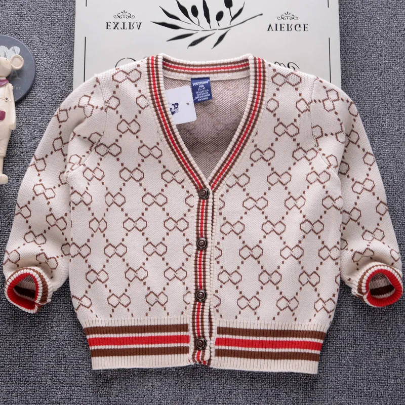 

2018 Brand Cardigan Sweater for Boys Winter Knit Girls Sweaters Children Clothing Infant Pullover Baby Toddler Cardigan Kids T