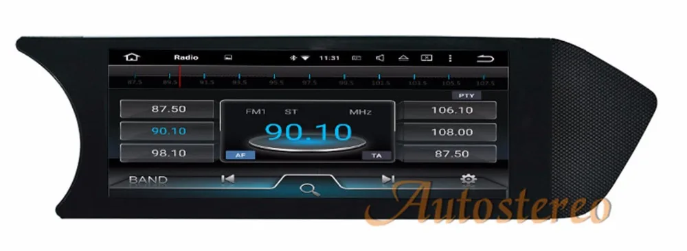 Excellent Newest Quad Core Android7.1 Car DVD Player GPS navigation stereo unit for For MERCEDES-BENZ C klasse C204 2011- 2014 left drive 5
