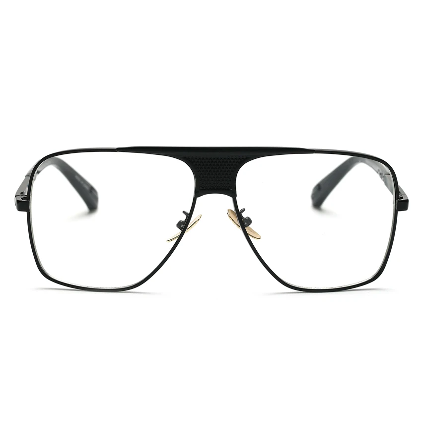 Peekaboo, роскошные оправы для очков для мужчин,, высокое качество, Золотой Металл, плоский верх, большие мужские очки, оптическая оправа, бренд gafas