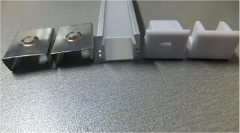 

1612;1M long LED aluminum profile with PC cover(clear milky and frosted,please specify);for flexibe or hard LED strips