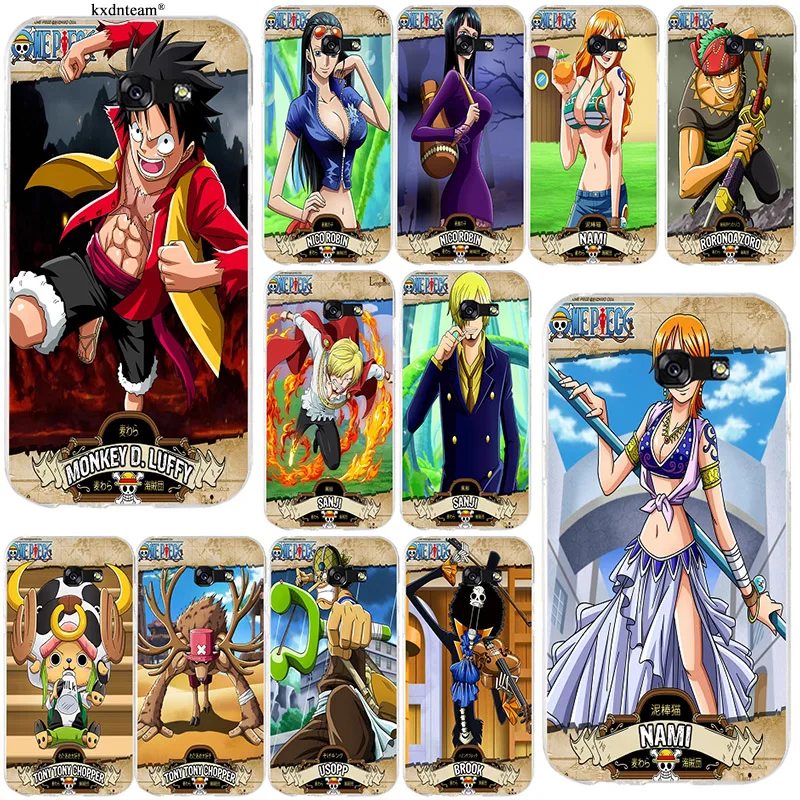 One Piece Luffy and Partner Soft TPU Phone Cases for