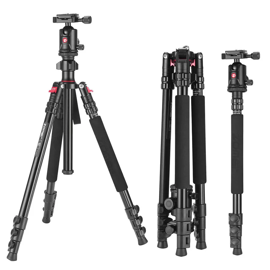 

ZOMEI M7 Professional Tripod Tripe For SLR DSLR Digital Camera Holder Portable Folded Travel Outdoor Camera Stand Accessory