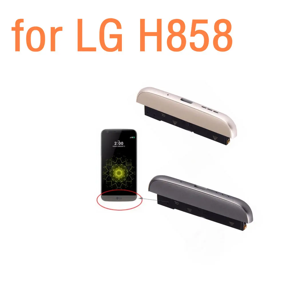 

Authentic New usb (Charging Dock + Microphone + Speaker Ringer Buzzer) Module for LG G5 H858 Pink Grey Gold silver Cell phone