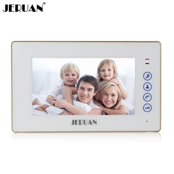 

JERUAN 7 inch TOUCH Key Screen video door phone intercom system only indoor unit 720W monitor + Power Adapter