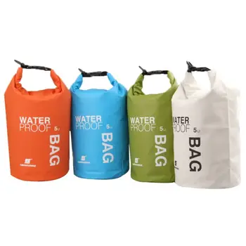 

5L Portatile Sacchetto Impermeabile Per Canoa Kayak Rafting Dry Bag Sports Outdoor Camping Kit Da Viaggio Equipaggiamento New