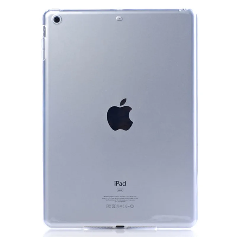 Мягкий силиконовый чехол для Apple iPad Air, для iPad 5, A1474, A1475, A1476, прозрачный защитный чехол для планшета из ТПУ+ стилус - Цвет: Прозрачный