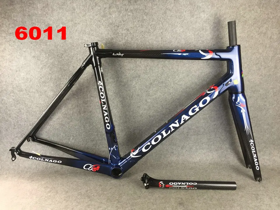 Королевский синий Colnago C60 карбоновая дорожная рама подходит для di2 механической группы гоночного велосипеда