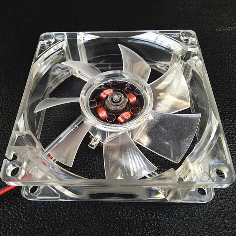 

8cm CPU Heatsink Radiator Cooler Cooling Fan Lighting Silent For Computer Case EM88