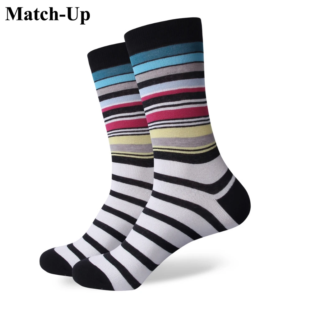 Match Up new collection all cotton men colorful socks brand man socks , men socks stripe, cotton