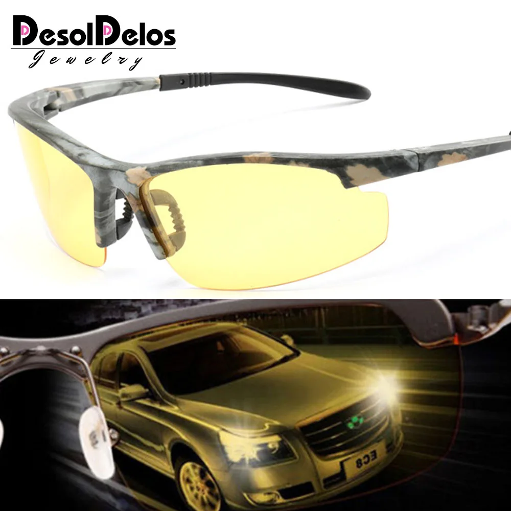 2019 New Outdoor Driving Sunglasses women Men Night vision Anti-glare Goggles UV400 Car sunshade Plarization Safety glasses