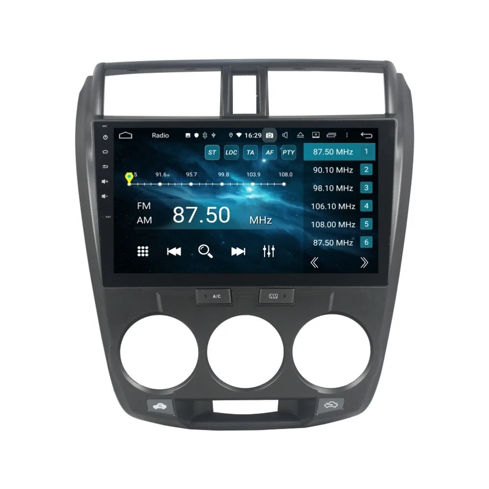 Flash Deal 4GB+32GB Octa Core 2 din 10.1" Android 9.0 Car Radio DVD Player for Honda CITY 2006-2013 GPS Bluetooth 4.2 WIFI USB Mirror-link 5