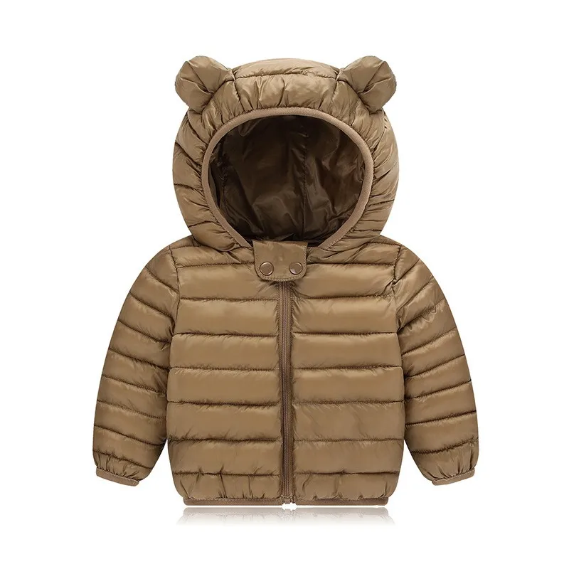 COOTELILI Cute Bear Warm Winter Coat For Girls Thicken Children's Winter Jackets Parkas Baby Girls Boys CLothes 80-120cm  (15)