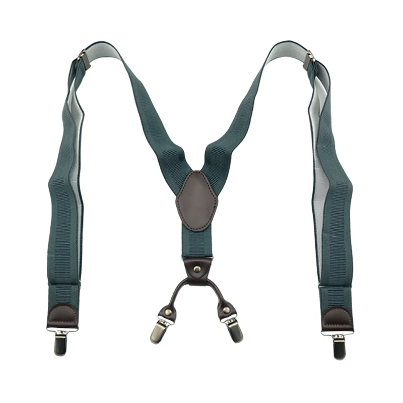 귣     ߰ȣ  Ŭ 4 Ŭ 3.5cm Suspender  Y-back ElasticTirantes Hombre ủ Gallus