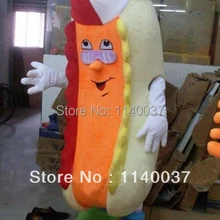 Талисман Профессиональный хот-дог Рождественский костюм талисмана Взрослый размер нарядное платье мультфильм наряд