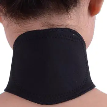 

New Black Tourmaline Self Heating Magnetic Therapy Headache Belt Neck Massager Belt Health Care