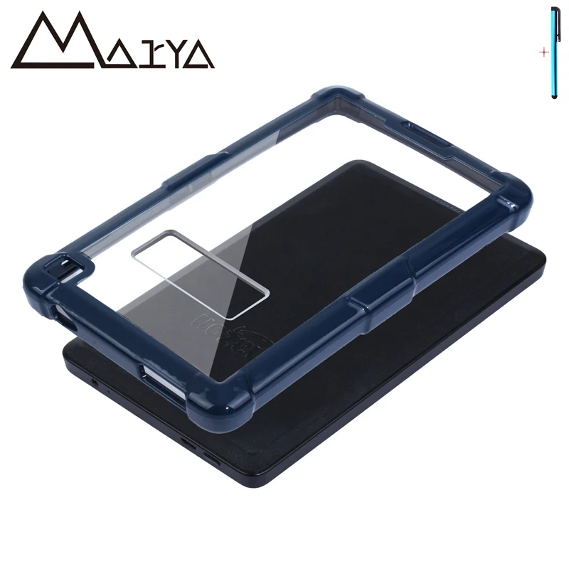 Case For Amazon Kindle Fire HD6 Silicone PC Hard Back Clear E-book Slim Armor Transparent Tablet Cover HD 6 | Компьютеры и офис