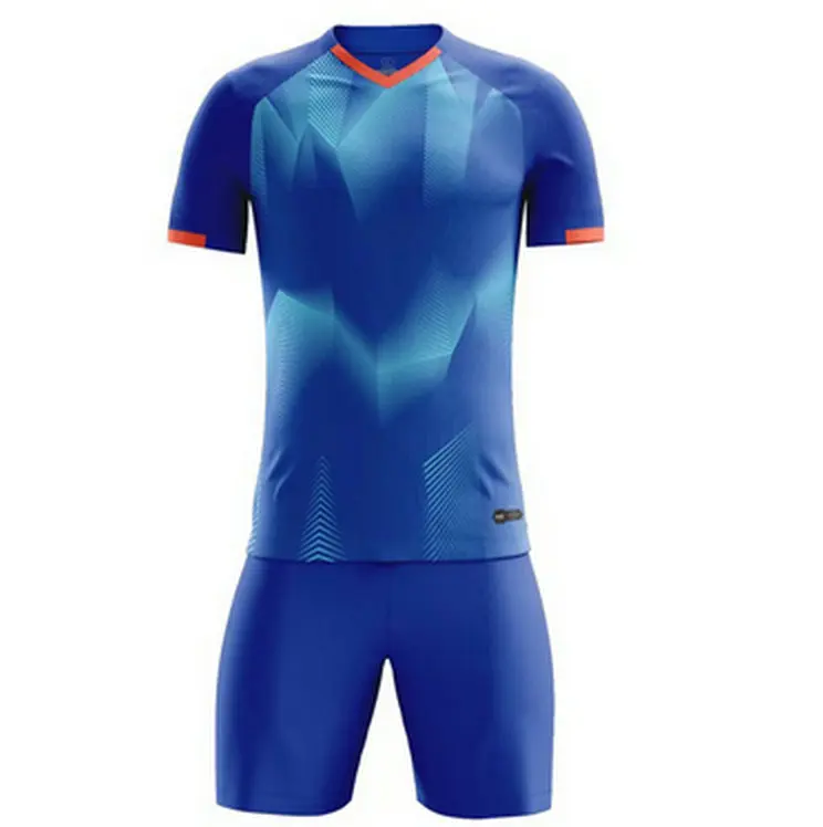 

New Men's Sports Training Suit for 2019 with Light Board Short Sleeve Running Summer Suit Football Suit