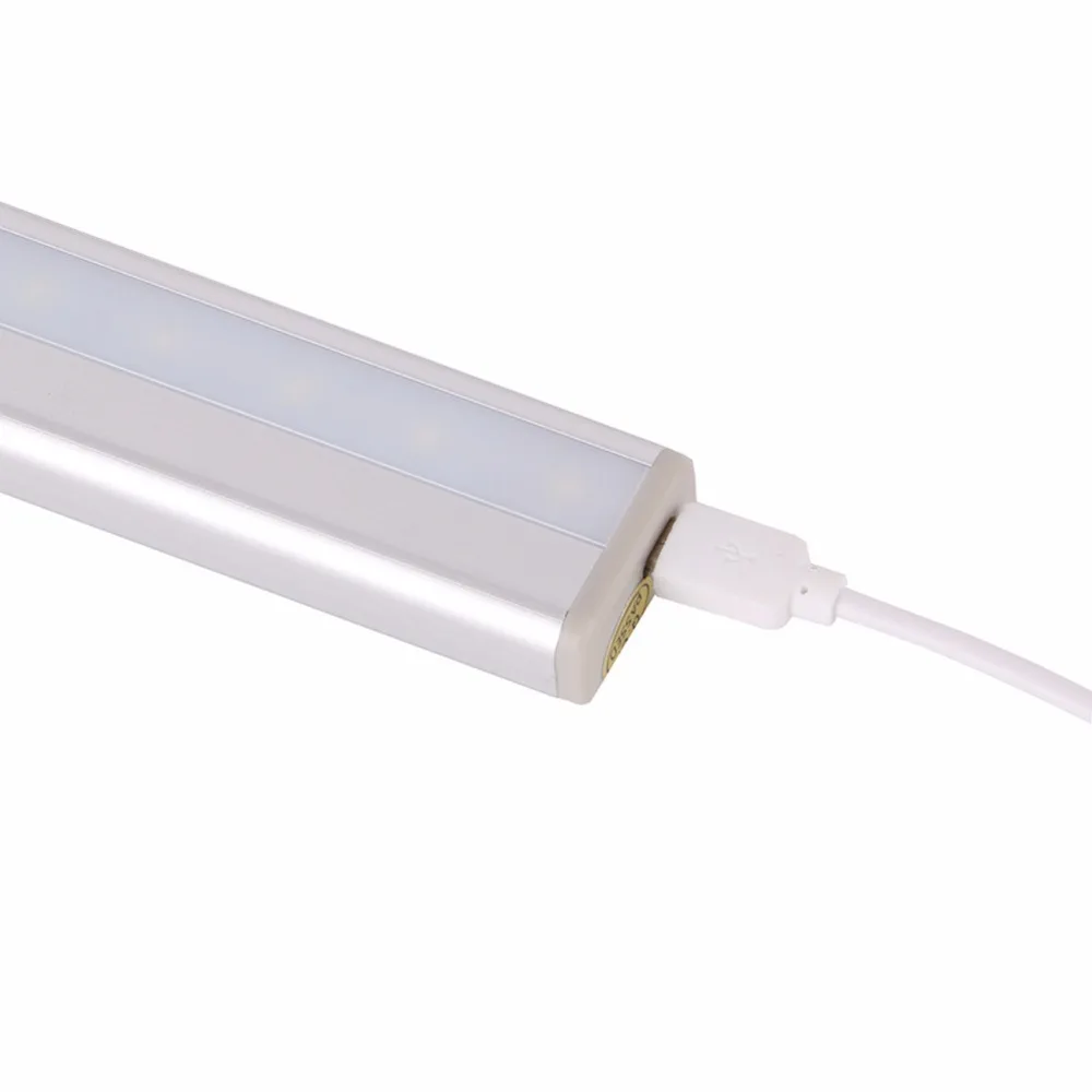 GO OCEAN Under Cabinet Lights Night Lighting Battery Wireless 10 LED Closet Lamp Motion Sensor Night Light USB Charging Lamps (26)