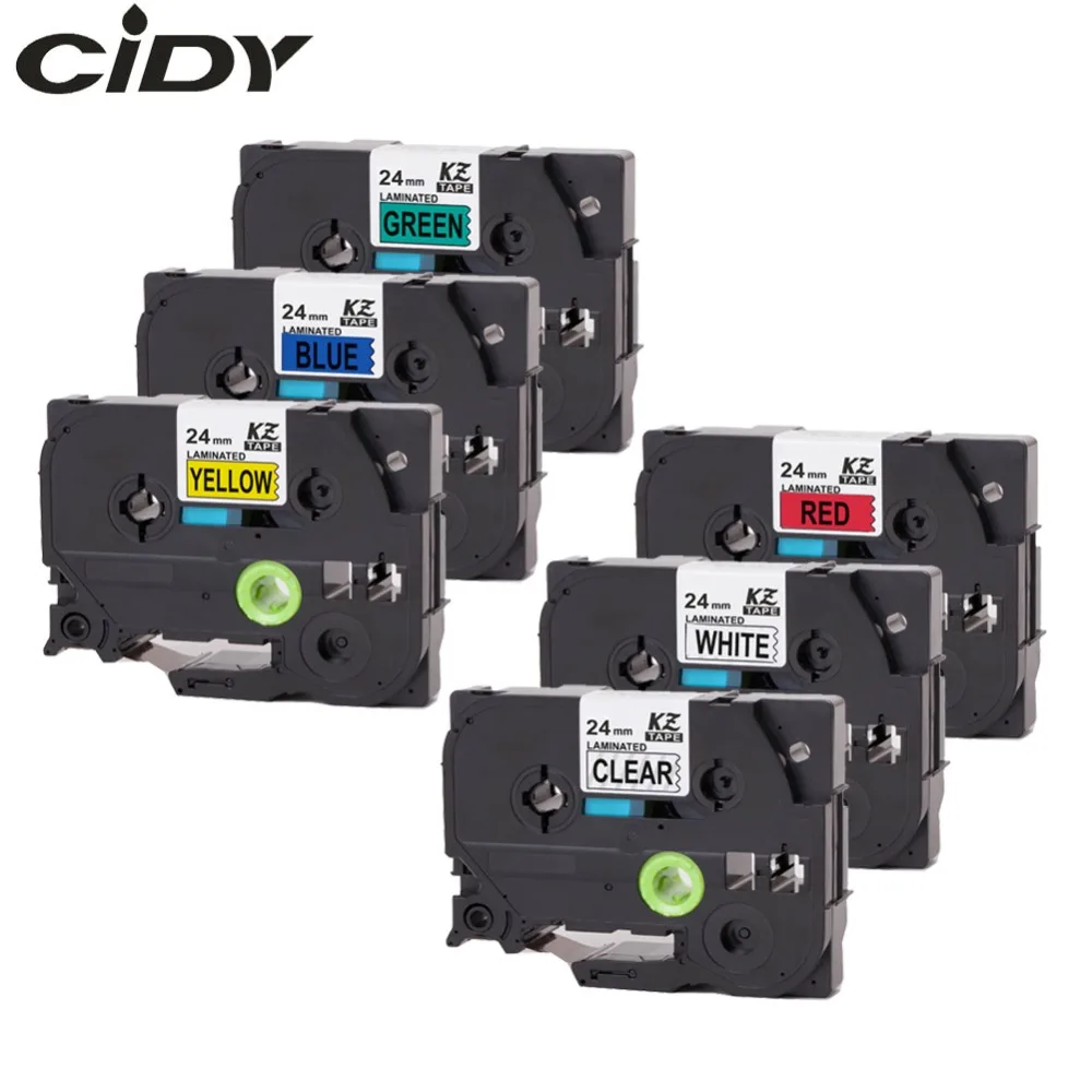 Cidy 6pcs Mixed TZe 151 tze251 tz451 tze 551 tze651 TZe 751 tze ...
