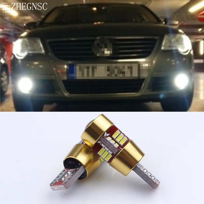 2шт T10 W5W Canbus светодиодный Габаритные фонари для автомобиля парковочный свет VW POLO