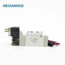Air Solenoid Valve DC24V AC220V Pneumatic Series 2 Position 5 Way Electromagnetic Valve SMC Similar Type Solenoid Valve Sanmin vf3330 4dz 02 smc solenoid valve old type electromagnetic valve pneumatic component