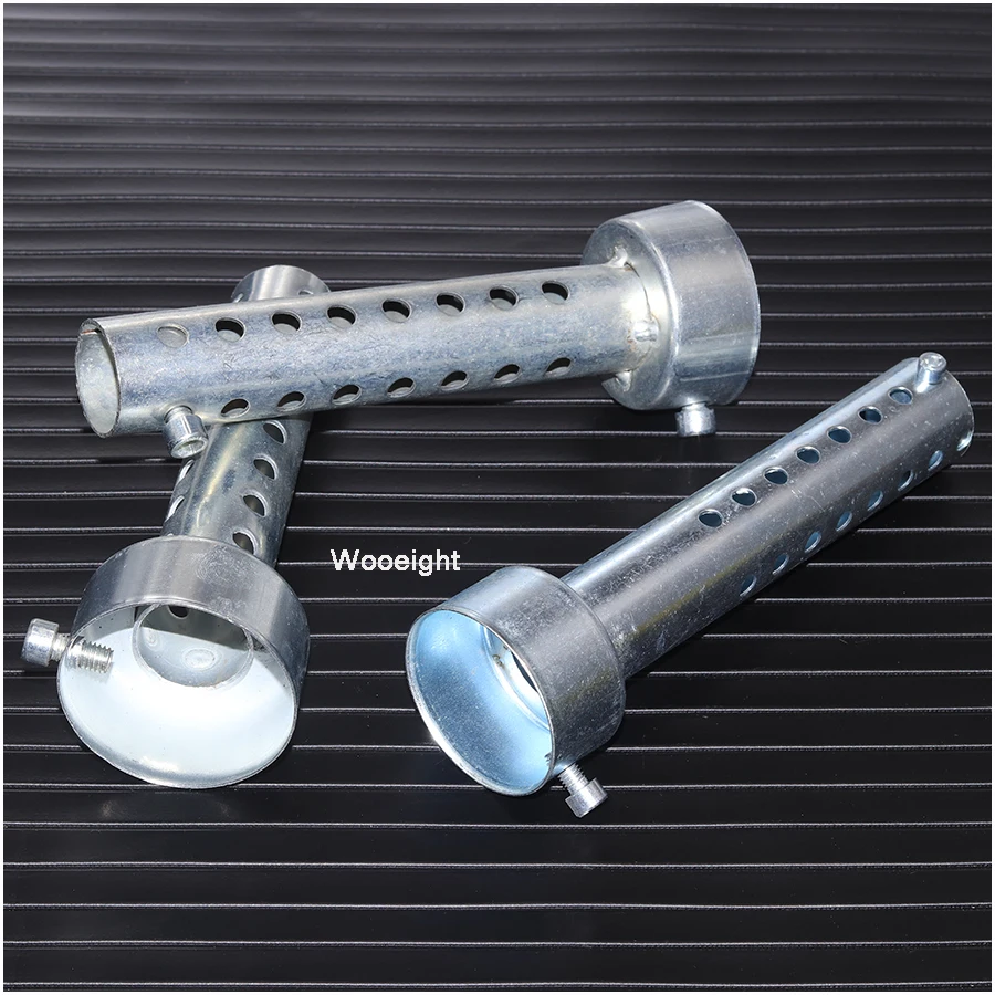 Wooeight 424548mm140mm Universal Motorcycle Exhaust Muffler Adjustable DB Killer Silencer Noise Sound Eliminator (2)