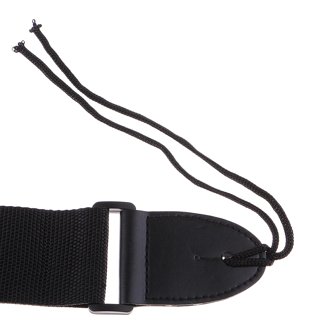 

Nylon Guitar Strap Belt for Acoustic Folk Guitar Replacement Parts 44.09 inch Black