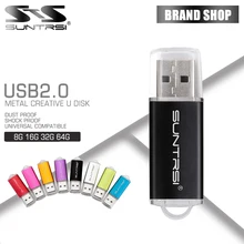 Suntrsi карту флэш-памяти с интерфейсом usb высокоскоростной 64 г USB2.0 Флеш накопитель 32 ГБ 16 ГБ 8 ГБ 4 ГБ memoria интерфейсом USB для Планшетный ПК флешки бесплатная доставка