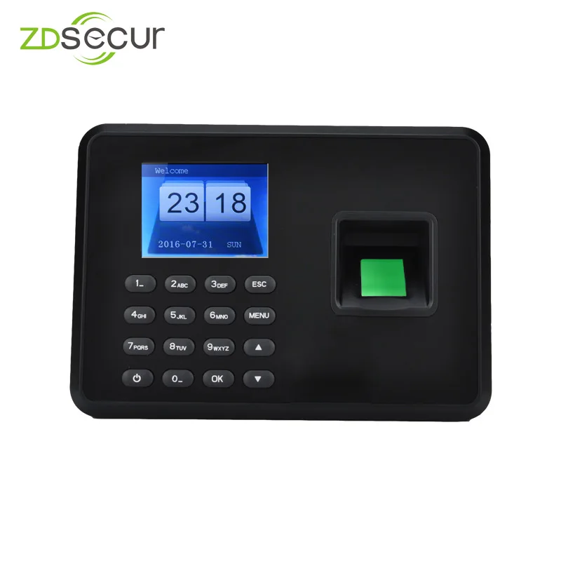 

Low Price Fingerprint Time Recorder with USB Flash Drive Directly to Download 31 Days Attendance Report ZDA2