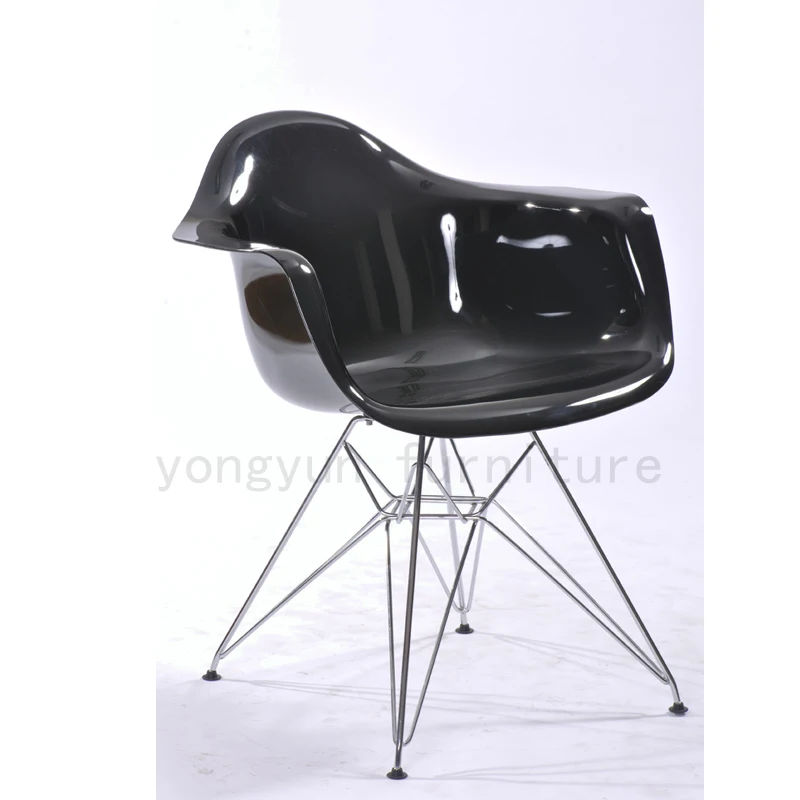 Discount Living Room Furniture for Home Table Casual Plastic dining chairs negotiation table and contracted transparent leisure chairs 3