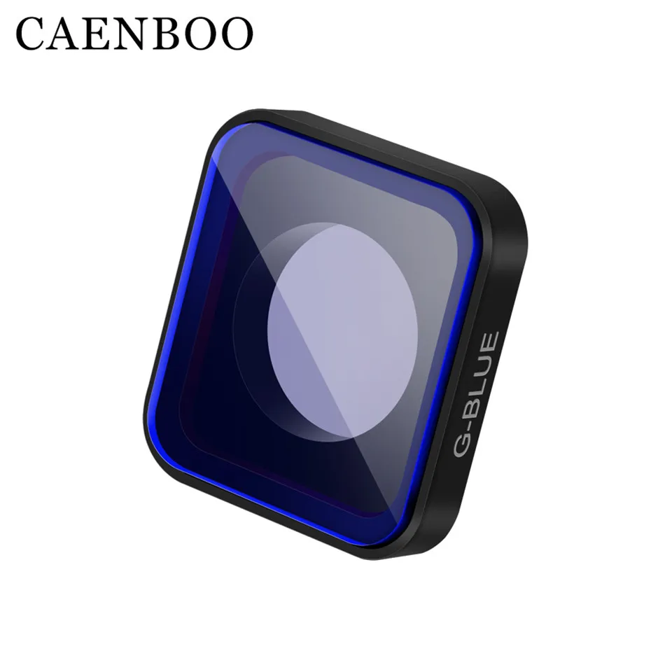 CAENBOO фильтры для камеры Hero5 Hero6, водонепроницаемый фильтр UV CPL ND, Набор цветных фильтров для камеры GoPro Hero 5 6, аксессуары для улицы - Цвет: G Blue