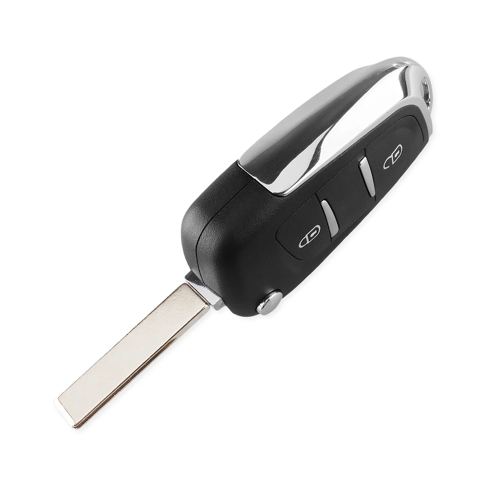 Dandkey CE0536 Modified Flip For Citroen C2 C3 C4 C5 C6 C8 Berlingo Xsara 2/3 Buttons Remote Car Key Case Shell Fob Uncut Blade