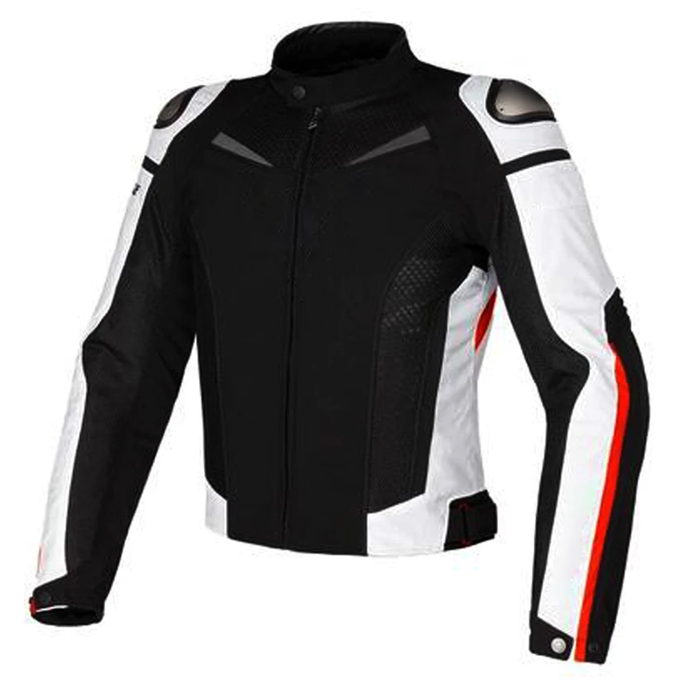 

Dain Super Speed Motorcycle Motorbike Textile Jacket Breathable Mesh SP-R Summer Moto Automobile Racing Jacket with Protectors
