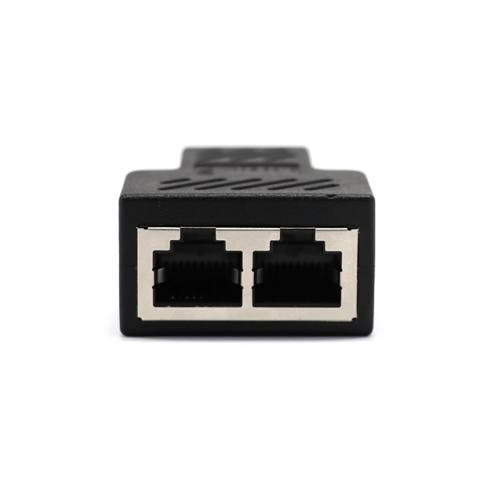 RJ45 Ethernet LAN Сетевой сплиттер двойной адаптер порты соединитель муфты|Компьютерные