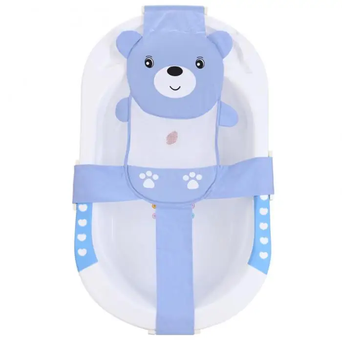 Детская ванна с сеткой слинг для ванной новорожденный малыш душ для купания сетка Сиденье Поддержка BM88
