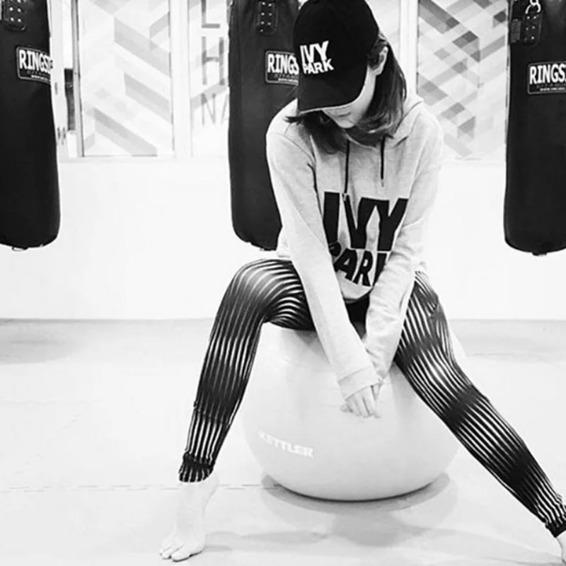 IVY PARK женские толстовки с принтом толстовки с длинными рукавами с капюшоном в Корейском стиле Большие размеры осенние свободные пуловеры женские