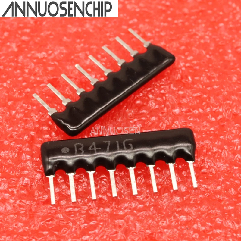 

1/8W 100R-47K 8Pin A type B type DIP 8P 10K RESISTOR NETWORK 8A103G 8A103J A08-103 B08-103 x 200pcs