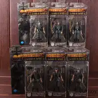 Militaire Duitse Leger Soldaat Actie Speelgoed Figuur 1:18 Sclae Soldaten Cijfers PVC Collectible Model Toy 6 stks/set
