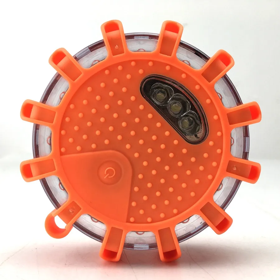 

1pcs Flashing Warning Lights LED Road Flares Red Safety Flashlight Beacons Roadside Emergency Disc Beacon