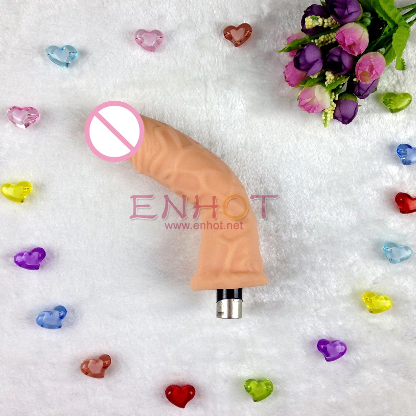 super soft dildo with high elasticity keel Sex machine attachment sex toy simulation dildo for love machine ENHOT-C-26