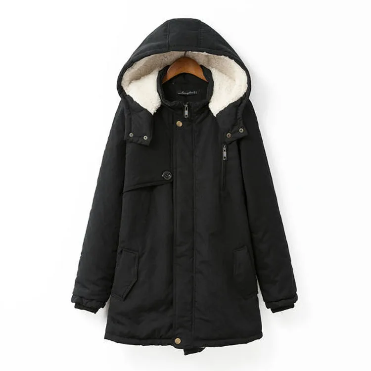 Quente com Capuz Cabolsas de Inverno Senhoras de Alta Novo Inverno Jaquetas Femininas Cabolsa Simples Parkas Qualidade Biológica-para Baixo 2020 2 parkas quente com capuz casacos de inverno