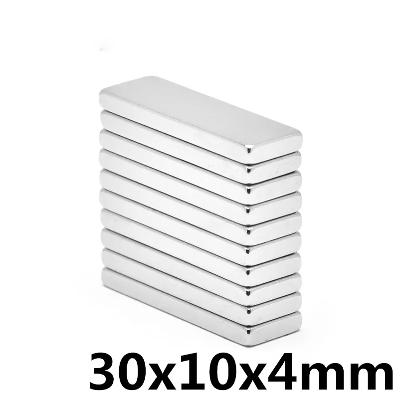 

5pcs 30x10x4 mm N35 neodymium magnet Small Square power Strong magnets 30*10*4mm Rare Earth Neodymium Magnets 30x10x4mm