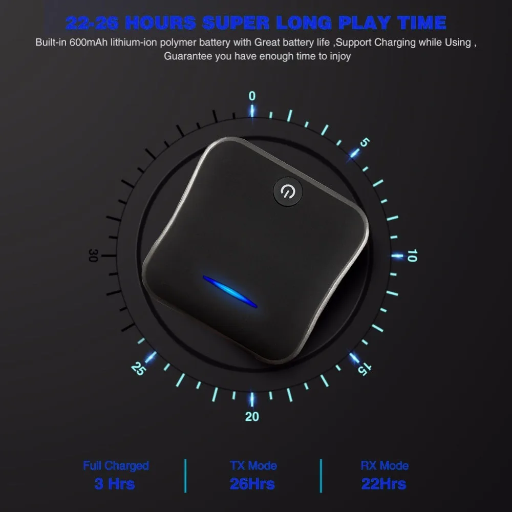 Bluetooth 5,0 аудио передатчик приемник CSR8675 Aptx HD адаптер оптический Toslink/3,5 мм AUX/SPDIF для автомобиля тв наушники и т. Д