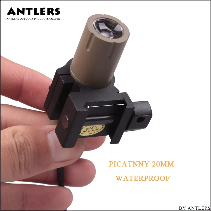 100 Lumens Ultra-Compacto Arma Lanterna Luz LED